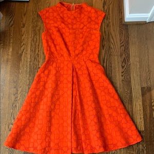 Milly ‘Avery’ tangerine dress